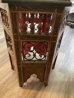 Moroccan end table