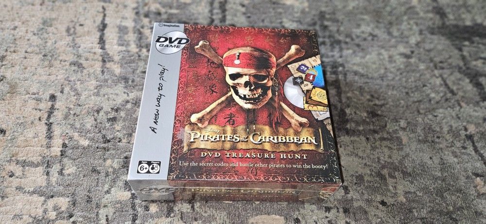 Pirates of the Caribbean DVD Treasure Hunt DVD Game (2006) Brand New & Sealed!