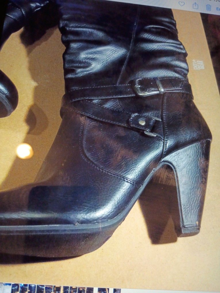 JESSICA CLINE WOMEN'S OVER THE CALF SEXY DRESSY BOOTS