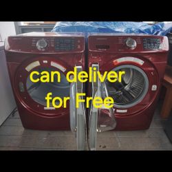 Samsung Frontload Washer And Electric Dryer Set