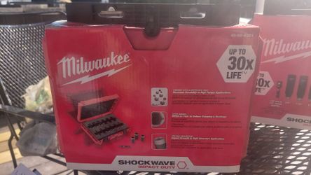 Milwaukee 12 piece thin wall deep socket set