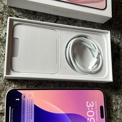 iPhone 15 Plus 128gb Unlocked With Box And Charger 