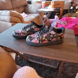Nike air force 2025 1 low black floral