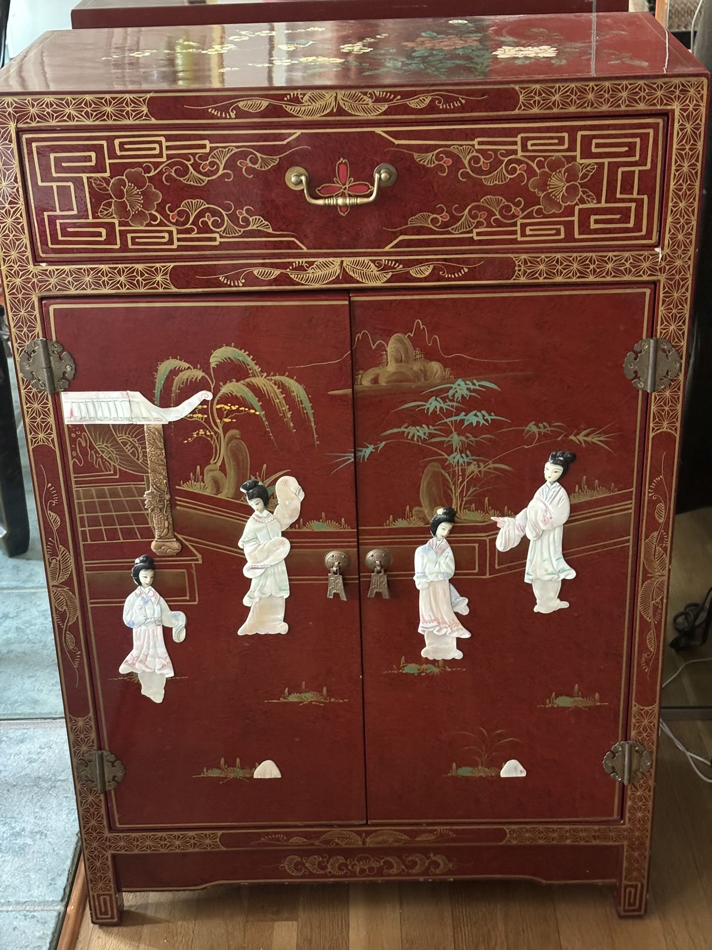 Beautiful Asian Storage Cabinet—Reasonable Offers Welcomed