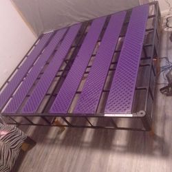 King size Purple Bed Frame 