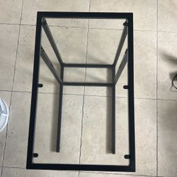 End Table Glass And Metal