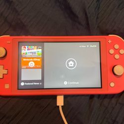 Pink Nintendo switch 