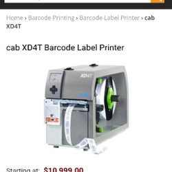 Cab Xd4t Double Sided Thermal Printer