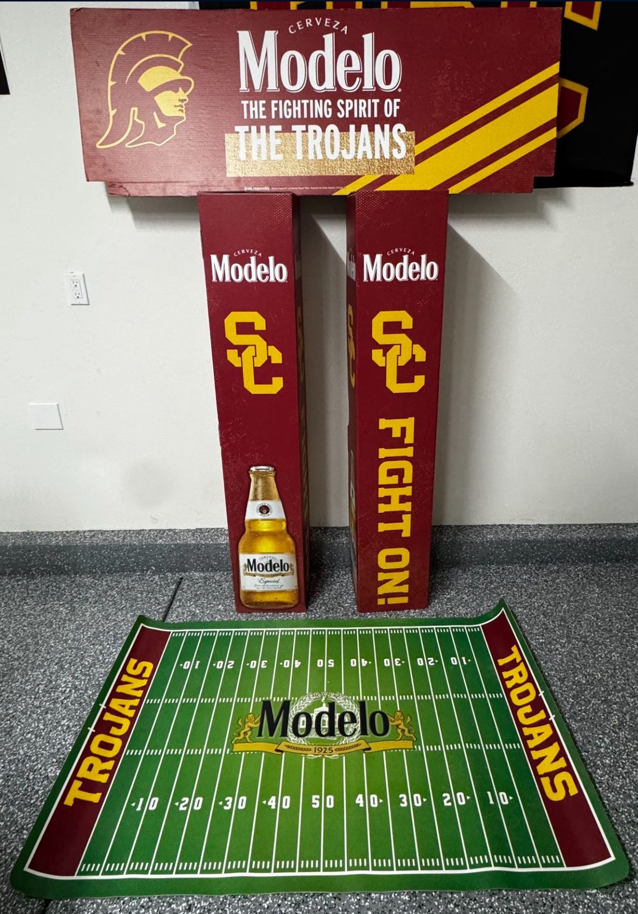 USC Modelo Mat, Posts And Sign- $80 OBO 