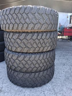 4 used Tires 255/75r17 firestone MT🤑free Installation and balance ‼️