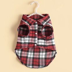 Pet Plaid Shirt