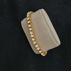 Diamond And Gold Bracelet 
