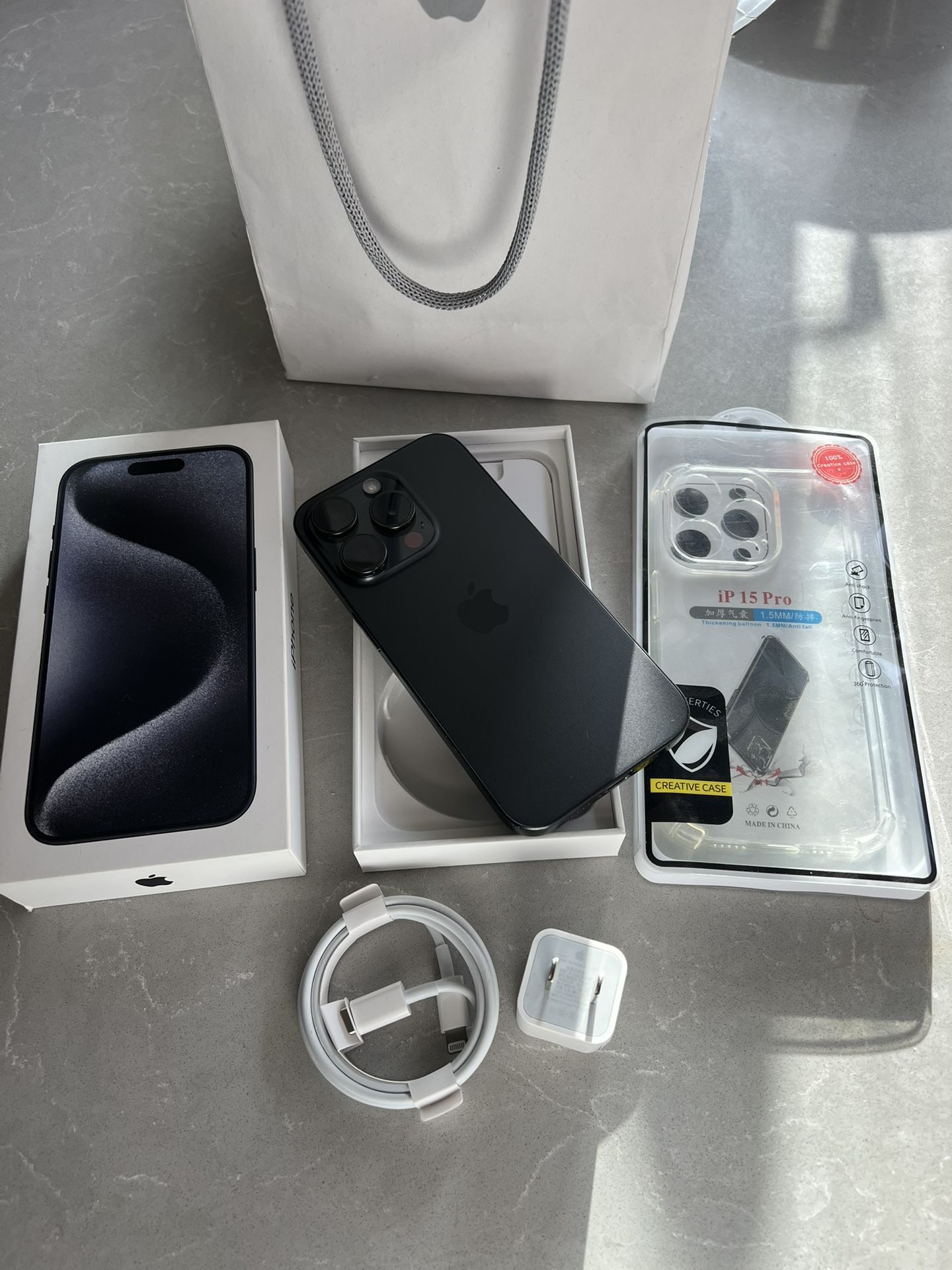 IPHONE 15 PRO UNLOCKED FOR ANY CARRIER COMPANY & ANY COUNTRY 256GB