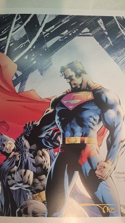 DC COMICS Portfolio SIGNED BY ALEX SINCLAIR