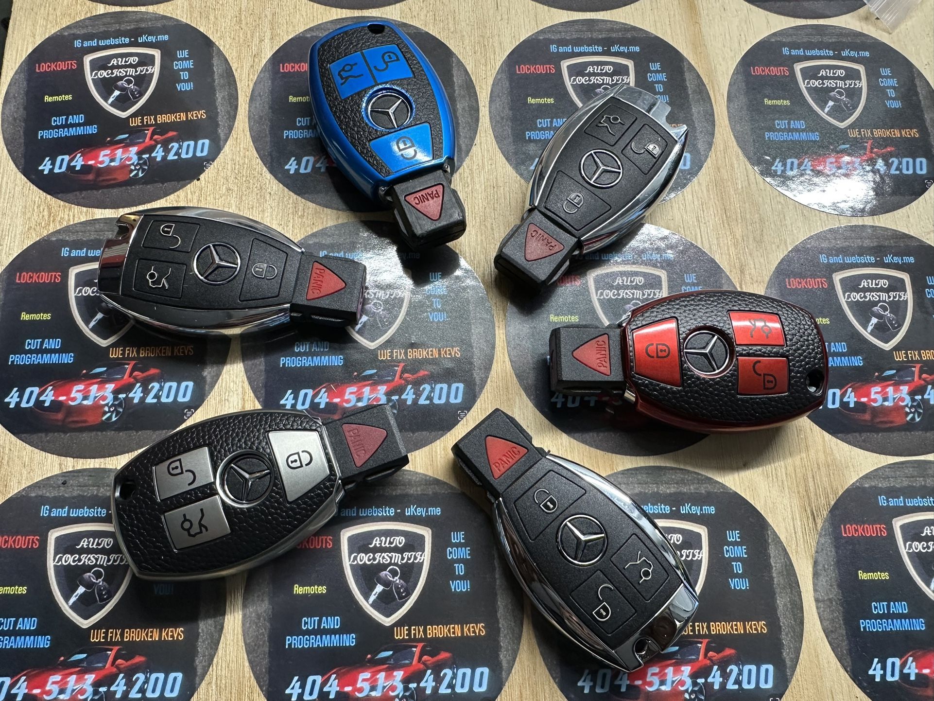 Mercedes benz key Fobs 