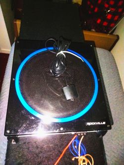 10 inch rockville hideaway sub/amp