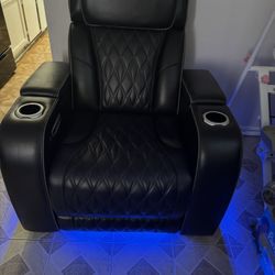 Recliner Chair With LED Lights 