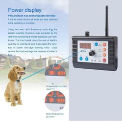 JUSTPET Wireless Fence Dog Training Collar Two Way Signal