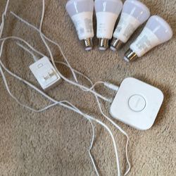 Phillips Hue Lights X4 And Light strips X2