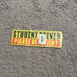 3 Pcs-Student Driver Magnet for Car, Please Be Patient Student Driver Magnet Sticker