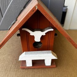 Texas Longhorn Birdhouse 