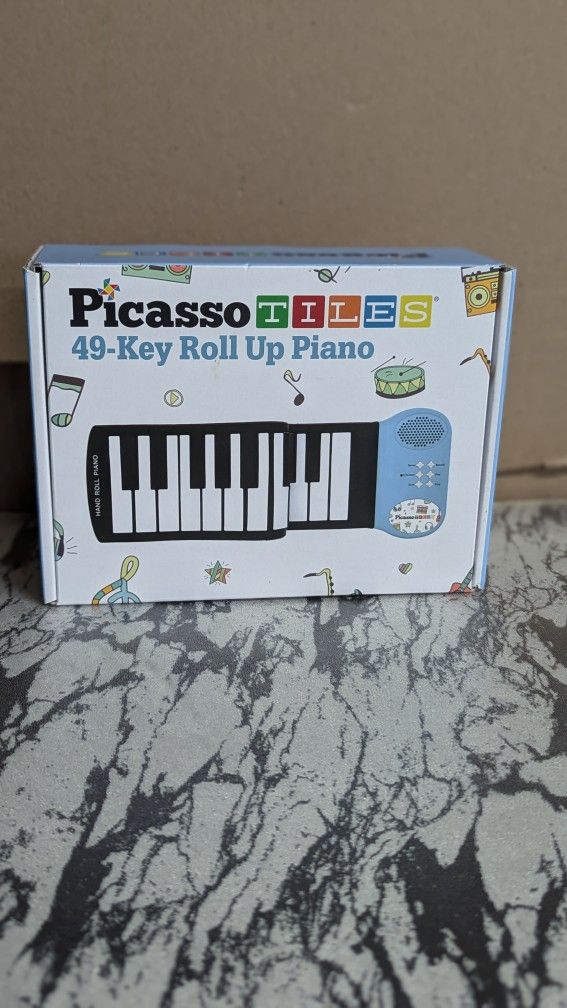 Picasso Tiles 49-Key Roll Up Piano NEW