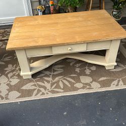 Beautiful, Solid Wood Farmhouse, Coffee Table.