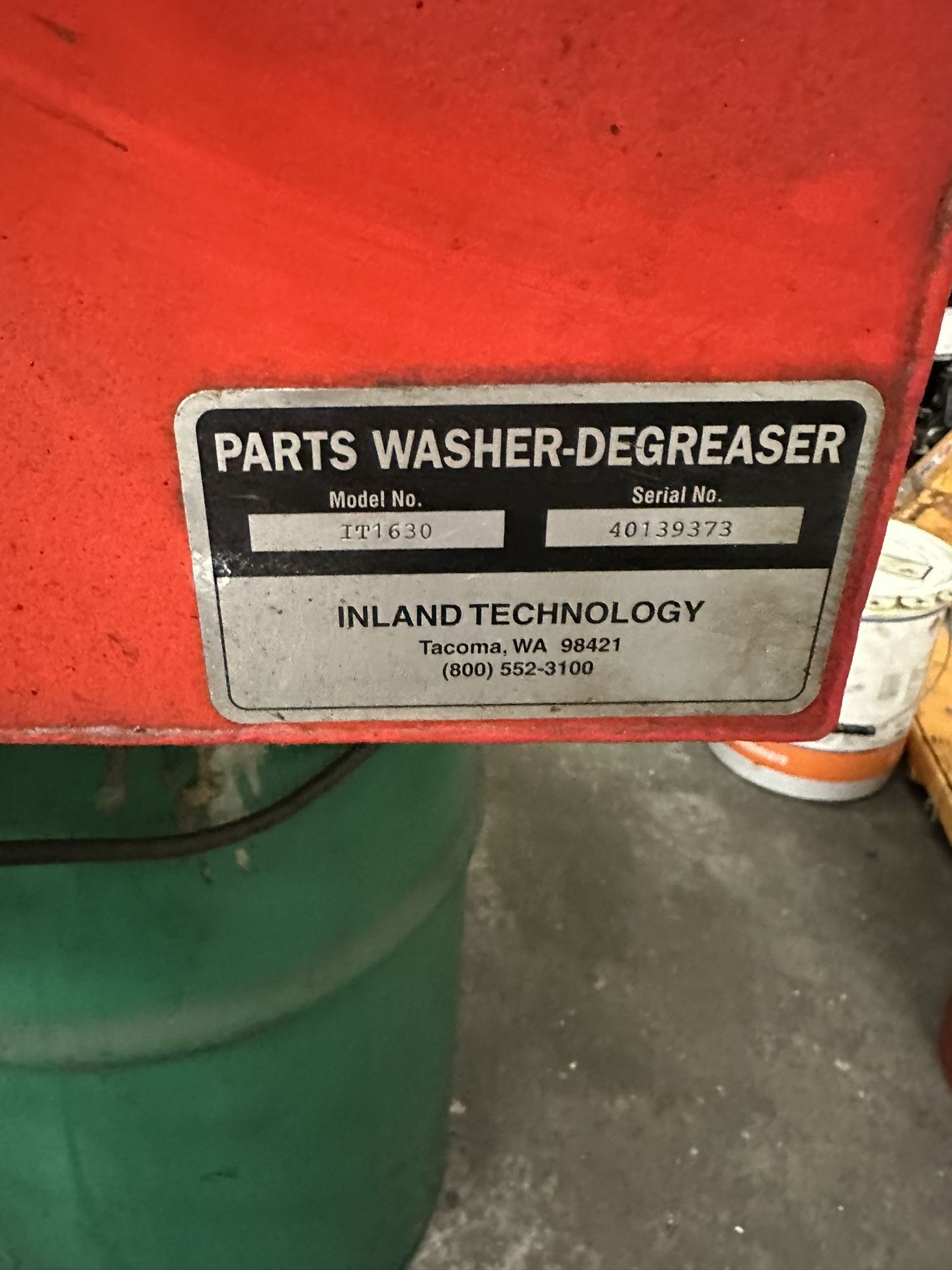 Parts Washer And Degreaser