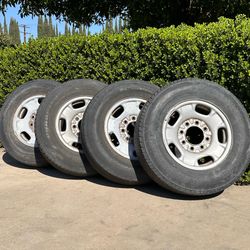 2011 to 2025 Chevy 8x180 Chevrolet Silverado 2500 Wheels Rims Tires 17x7.5 OEM single 1 or pair 2 only two or one Sierra 8x7.1 HD 3500 Heavy Duty 3500