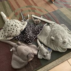 Plush Stingrays- Assorted Sizes 