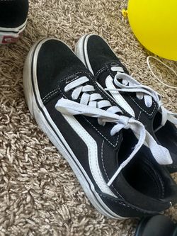 Vans youth boy shoes size 3 and 3.5