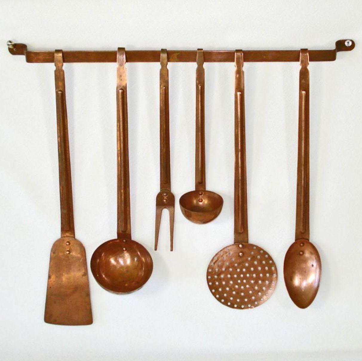 KOREAN SOLID COPPER KITCHEN UTENSILS SET