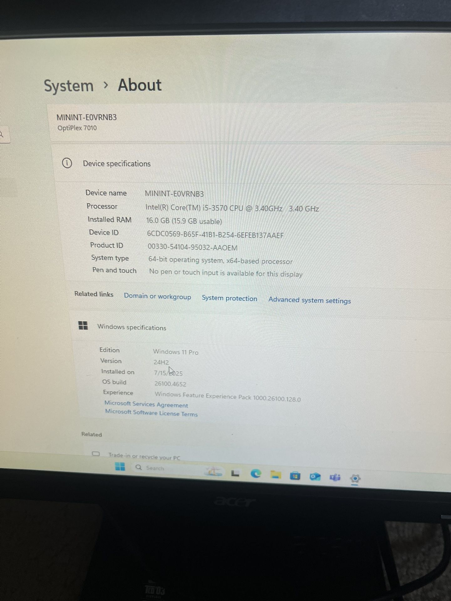 Dell Computer i5 W/Windows 11 PRO & Lifetime Office & Adobe 16gb Ram SSD Wifi (FAST)