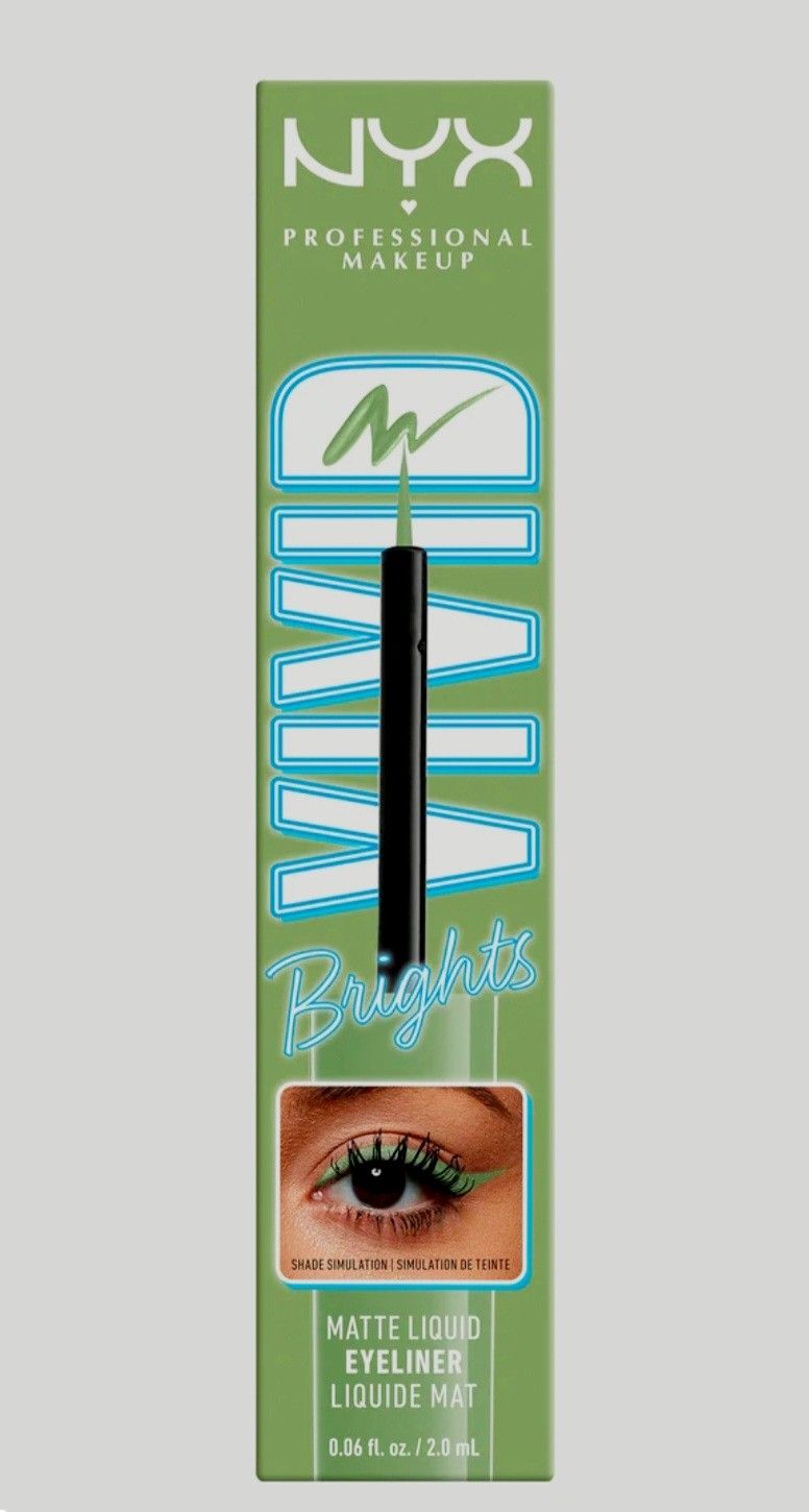 NYX Vivid Brights Green Liquid Liner