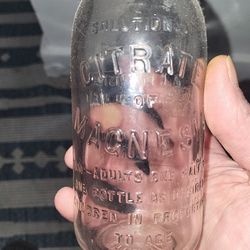 Vintage Citric Nitrate Bottle 