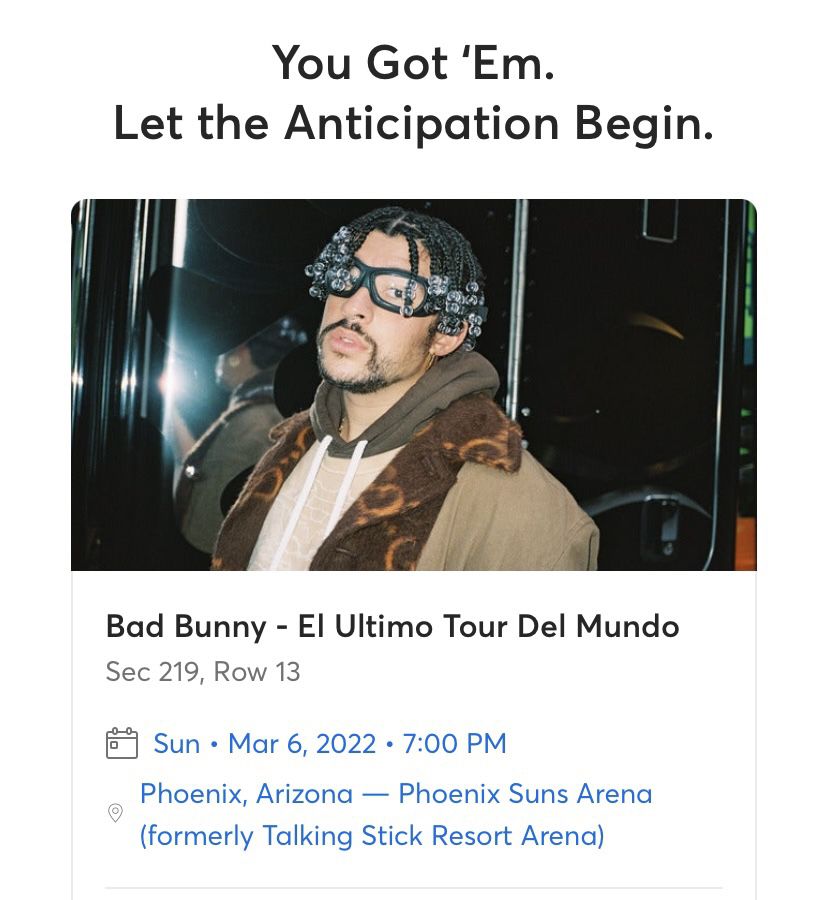 Bad Bunny Tickets for Sale in San Diego, CA - OfferUp