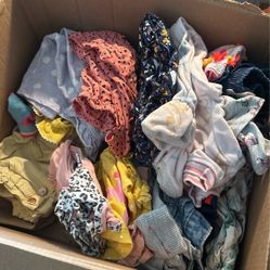 Box Of Girls Clothes Anywhere From 9months-12 Months And Size 4 Adidas(20.00)