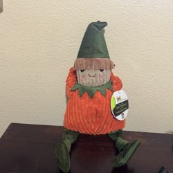 HuggleHounds Dog Toy NWT Scarecrow Plush 