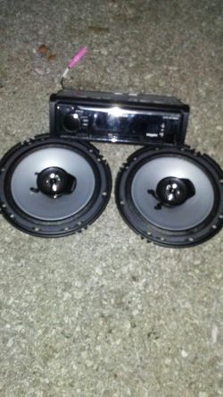 I got all brand new Kenwood cd player N speakers