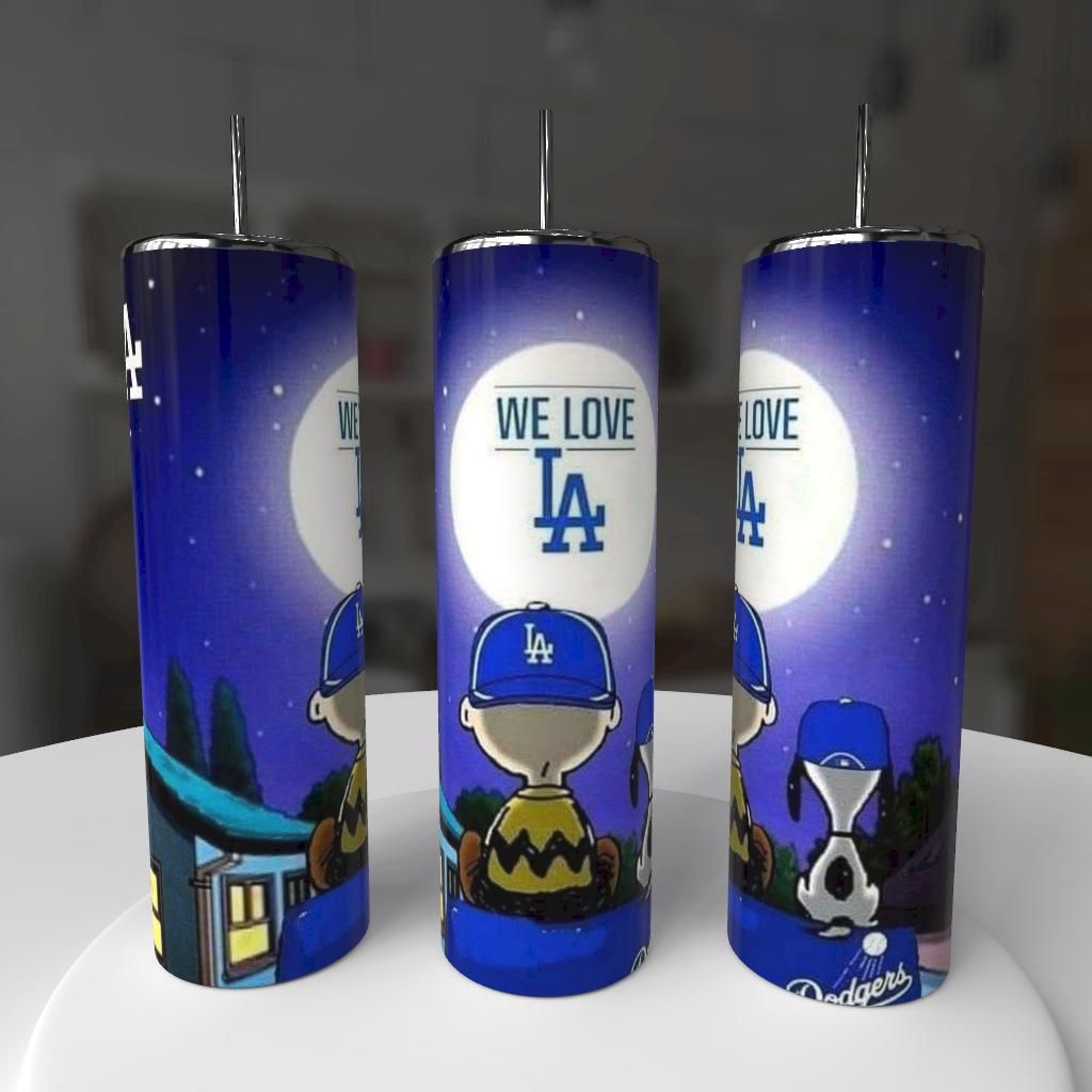 Los Angeles Dodgers Baseball Tumbler