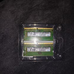 Laptop x2 8gb DDR4 RAM 16GB