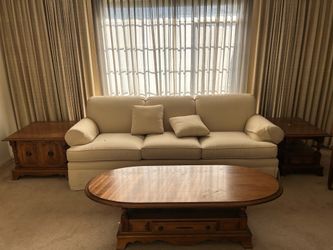 Sofa and end unit and center piece