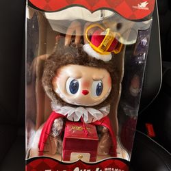 Authentic POP MART Labubu Monsters Lets Checkmate Vinyl Plush Doll King (US)
