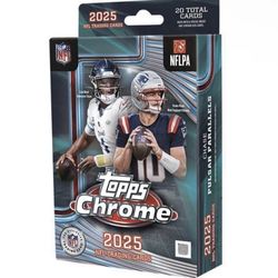 2025 Topps NFL Chrome Hanger Boxes