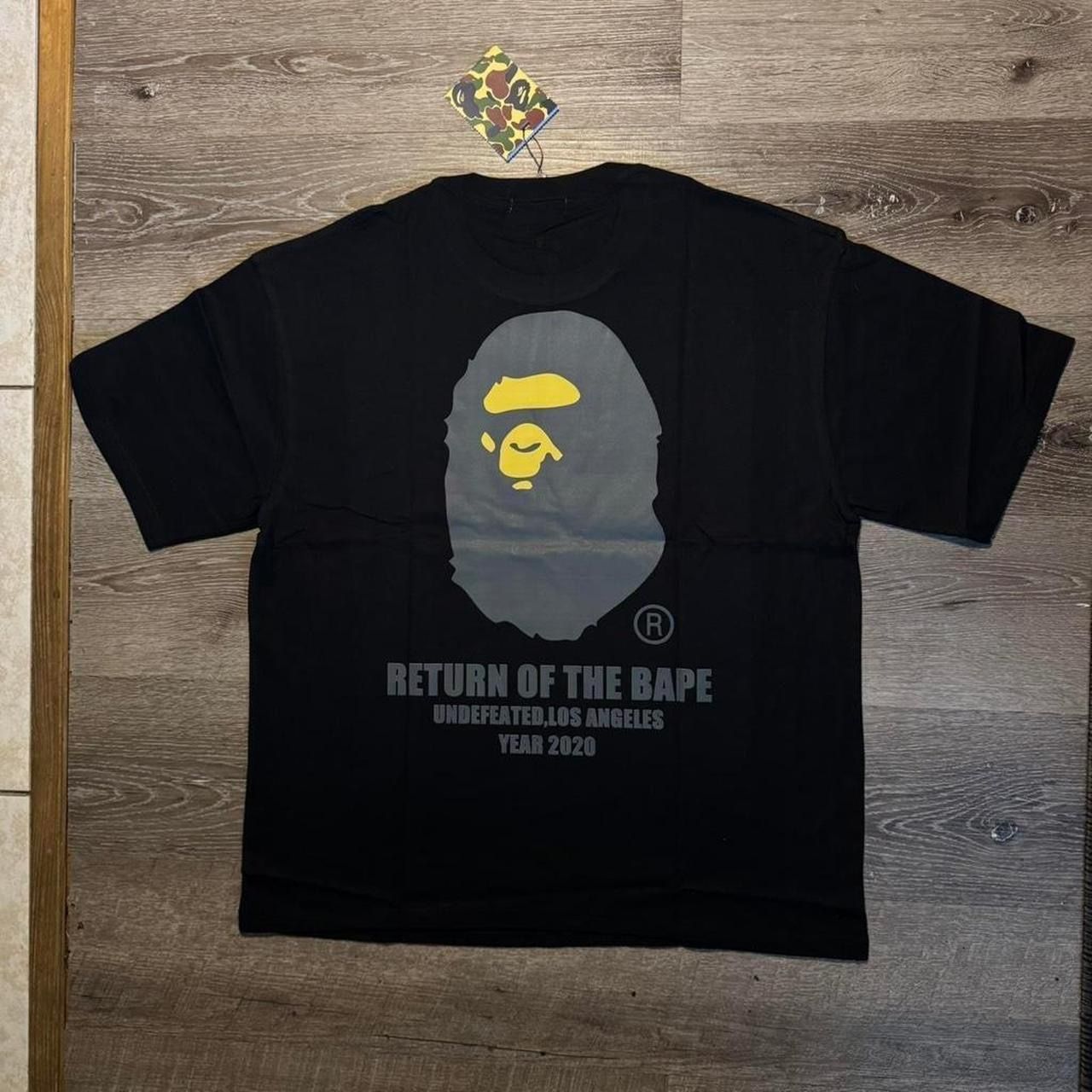 Bape A Bathing Ape X Undefeated Shirt Size XL