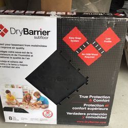 Dry barrier subfloor
