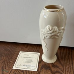 Lenox Collections Rose Blossom Bud Flower Vase