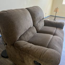 Free Reclining Loveseat