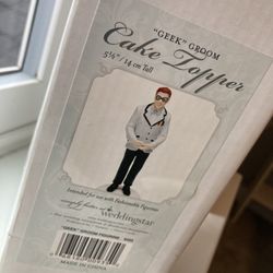 NEW* Geek Groom Wedding Cake Topper