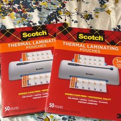 Scotch thermal laminating pouches